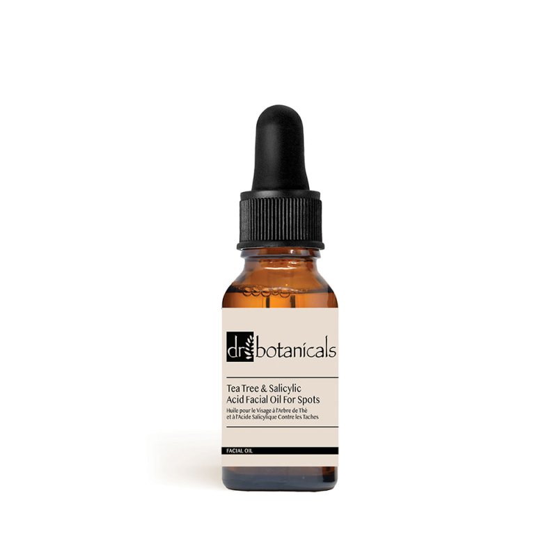 Tea Tree & Salicylic Acid Facial Oil For Spots - Dr Botanicals