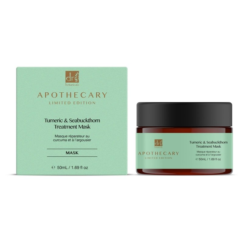 Tumeric & Seabuckthorn Treatment Mask 50ml - Dr Botanicals