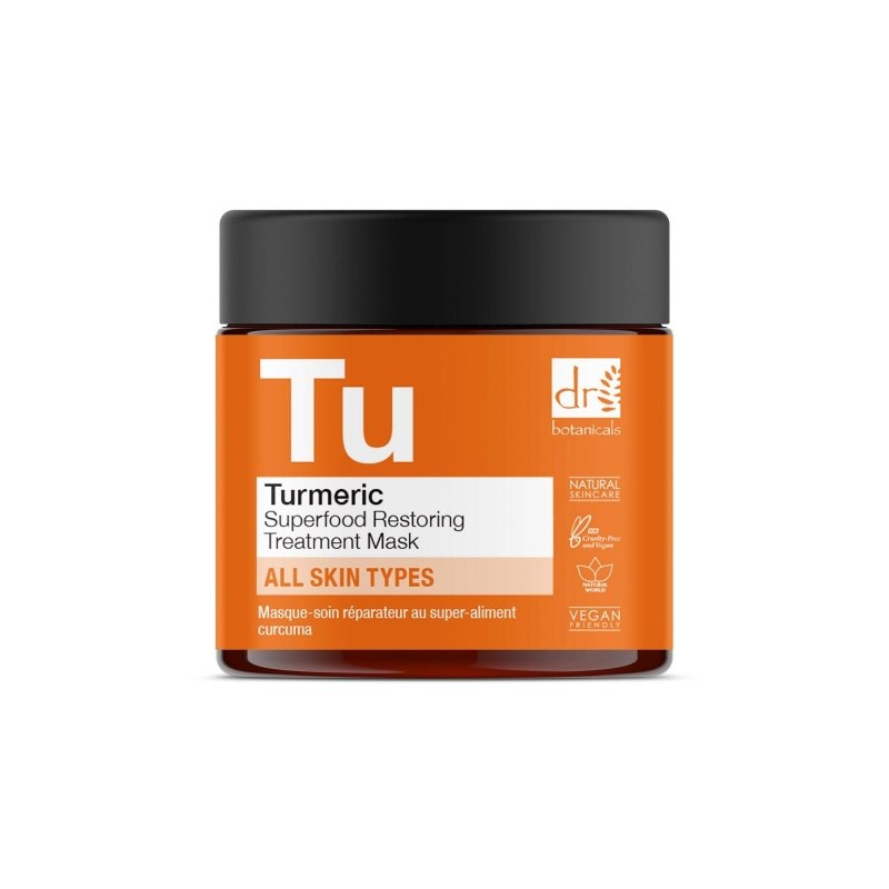 Turmeric Superfood Restoring Treatment Mask 60ml - Dr Botanicals