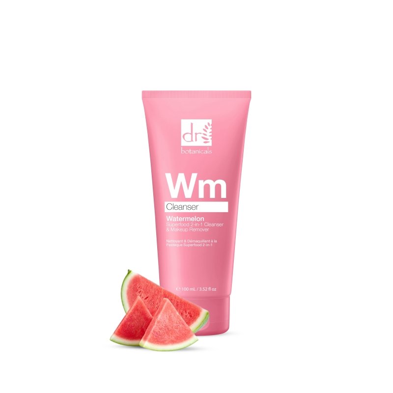 Watermelon Superfood 2 - In - 1 Cleanser & Makeup Remover 100ml - Dr Botanicals