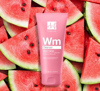 Watermelon Superfood 2 - In - 1 Cleanser & Makeup Remover 100ml - Dr Botanicals