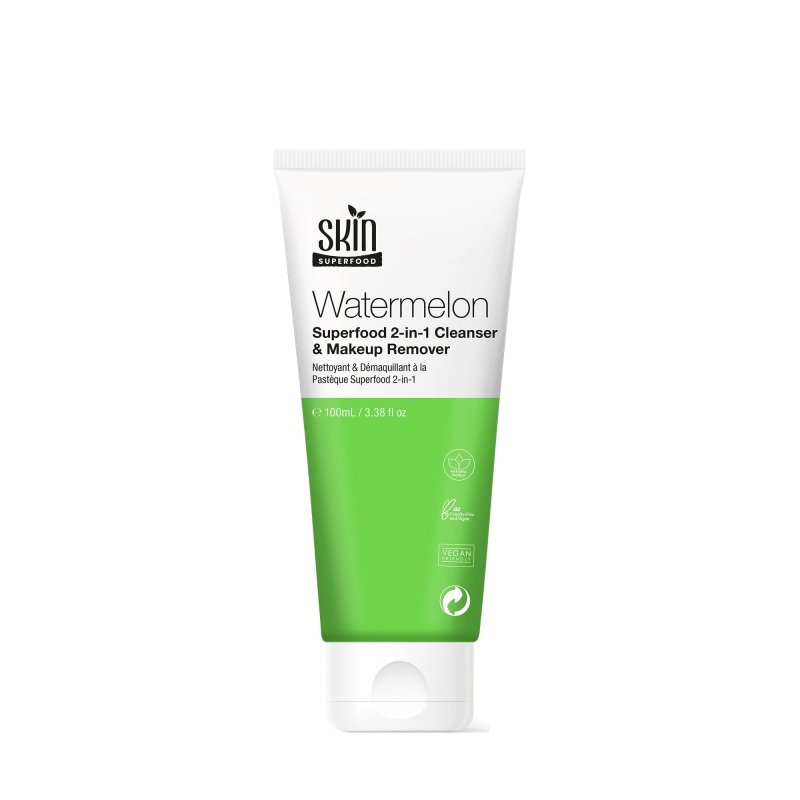 Watermelon Superfood 2 - in - 1 Cleanser & Makeup Remover 100ml - Dr Botanicals