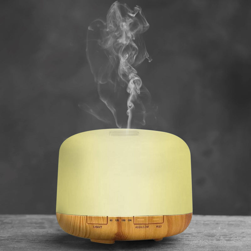 Aroma Diffuser With Wood Grain Base (USB) – Dr Botanicals