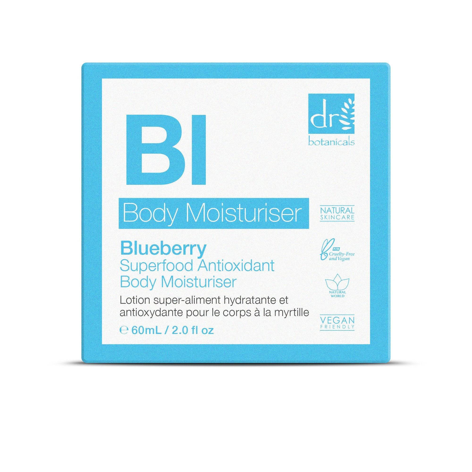 Blueberry Superfood Antioxidans-Körperfeuchtigkeitscreme 60 ml