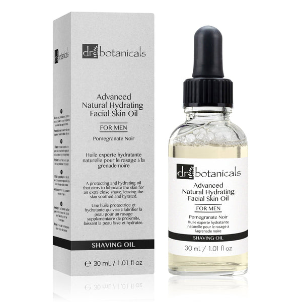 Dr Botanicals Pomegranate Noir Advanced Natural Facial Skin Oil For Men 30ml